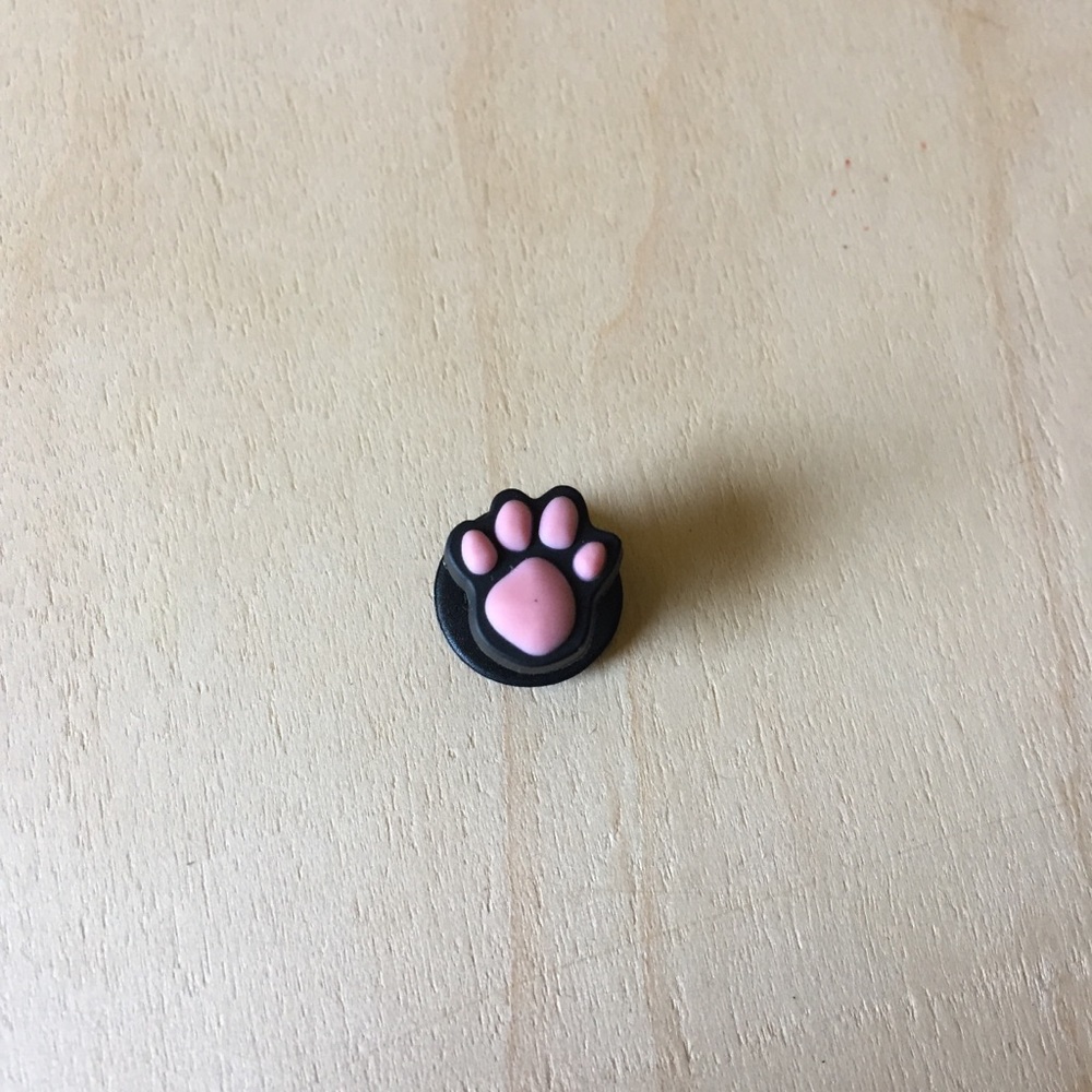 Crocs Jibbitz | Pink Paw Print | Shoe Charm